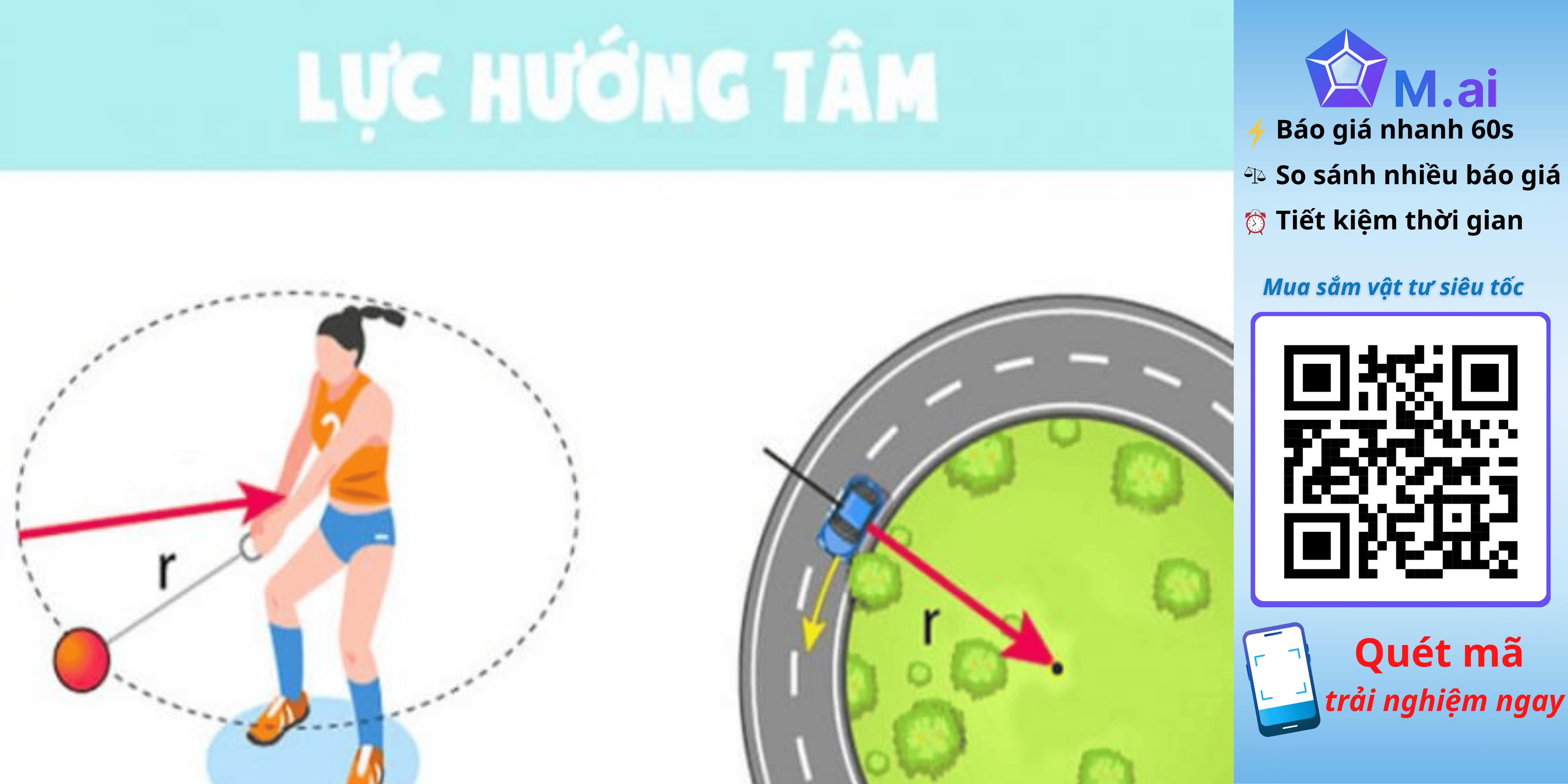Lực hướng tâm là gì? Công thức lực hướng tâm